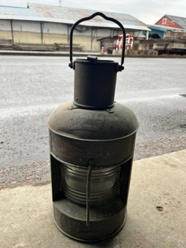 ⚒日本船燈 Z種紅燈 油用 日船式 アンティーク ②