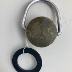 金属製湯たんぽの栓とゴムパッキン