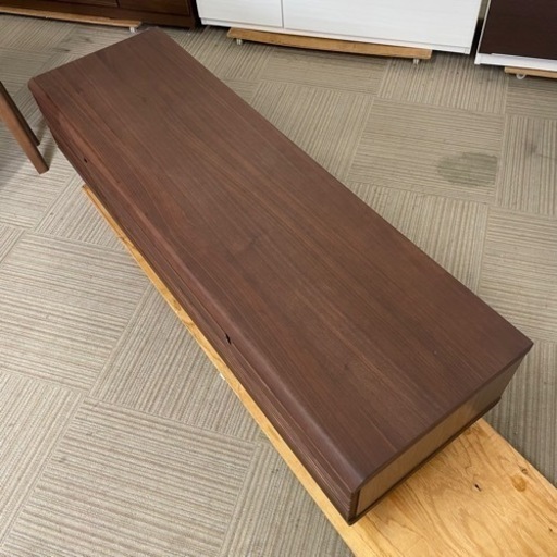 【超美品‼️】定価59,900円♪ 現行モデル ニトリ 150cm幅ローボード《レッタ150MBR》 テレビ台 ミドルブラウン♪