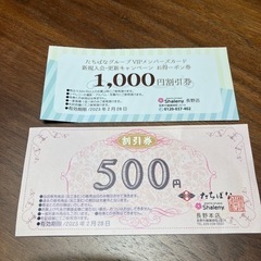 シャレニー　割引券