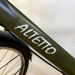【リサイクルストアスターズ城西店】ALTETTO 自転車 27,5インチ 6段変速 オフロード ミリタリーグリーン×ブラックの画像