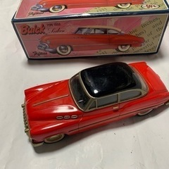 50's Fifties Buick ビュイック Sedan セダン TYPE1950 ブリキ 車 赤の画像