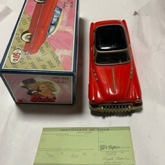 50's Fifties Buick ビュイック Sedan セダン TYPE1950 ブリキ 車 赤の画像