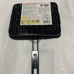 焼き名人 フッ素コート魚焼器 ストレート網の画像