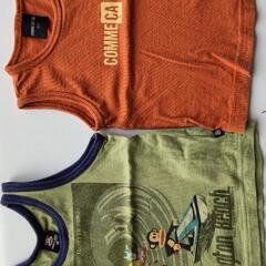 【取引先決定】80cm 男児タンクトップ+短パン1着(夏物です)の画像