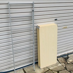 MUJI(無印良品) スチールユニットシェルフセット（幅84 × 高さ120 × 奥行き41cm）の画像