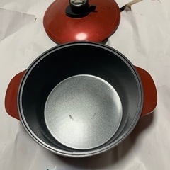 アイリスオーヤマ 両手鍋 無加水鍋 20cm の画像