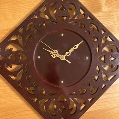 バリ雑貨　掛け時計の画像