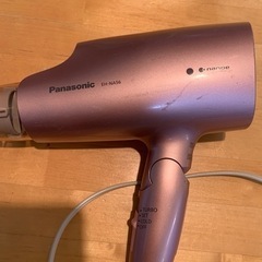 ドライヤー　Panasonic EH-NA56 ナノイー　ペールピンクの画像