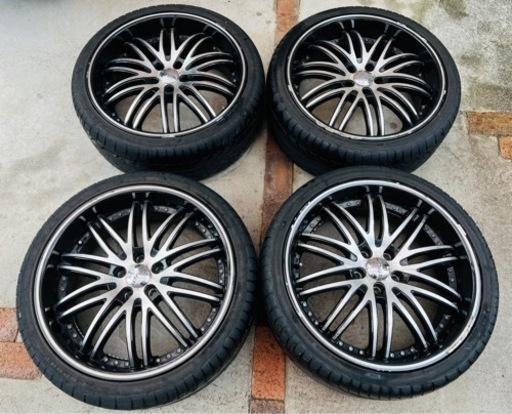 20インチホイールタイヤセット　114.3 ハブ径:73mm