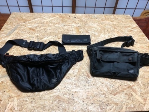 ポーター　Porterのウエストバック2点と長財布1点