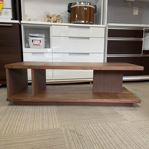 【超美品‼️】定価39,900円♪ 現行モデル ニトリ 120cm幅センターテーブル《コネクト120》 サイドテーブル付き♪