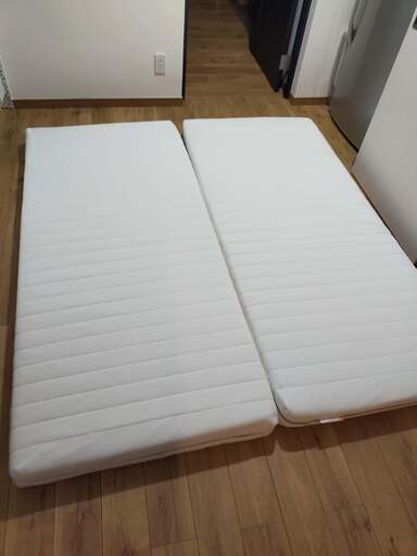 IKEA MALFORS シングルベッド用マットレス（かため）　2枚セットもしくはバラでも可