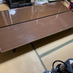 会議用？長机　ロータイプ　2つ　中古　180✖️45 高さ30cm