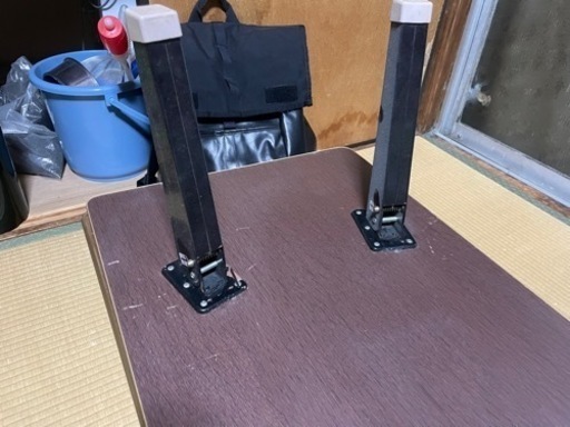 会議用？長机　ロータイプ　2つ　中古　180✖️45 高さ30cm