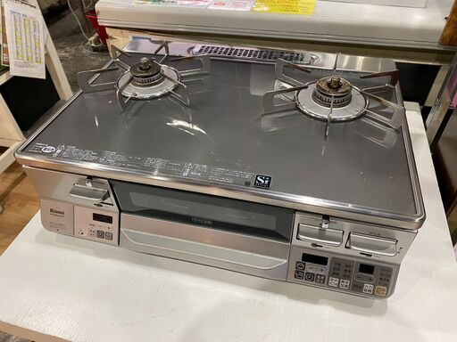 【愛品館市原店】リンナイ 2017年製 LPガス用 ガステーブル RTE65VAGPL【愛市IFC031820-104】