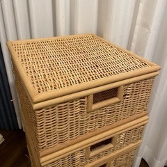無印良品のカゴ、差し上げます。の画像