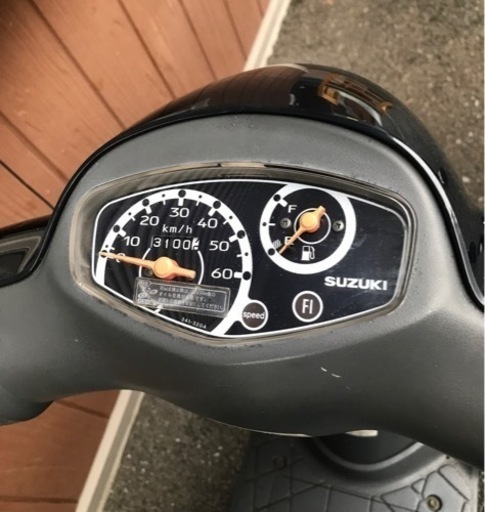 SUZUKI スズキ CA45A レッツ4 原付 黒色 走行可能車