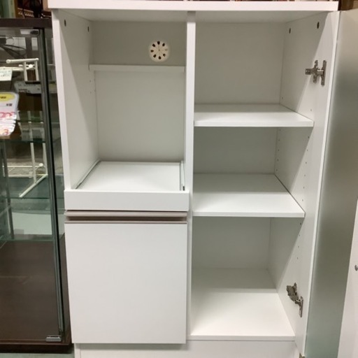 【リサイクルサービス八光　田上店　配達・設置OK】ニトリ　レンジ台(フォルムN RE9060G WH）