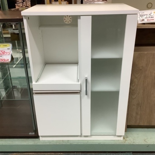 【リサイクルサービス八光　田上店　配達・設置OK】ニトリ　レンジ台(フォルムN RE9060G WH）