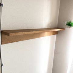 無印良品 壁に付けられる家具棚 オーク材突板 88cm 良品計画