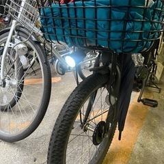 電動自転車　チャイルドシート付きの画像