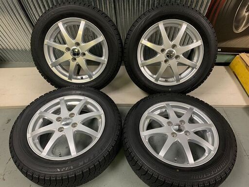 ダイハツ　タフト★165/65R15　ブリザック　VRX　深溝！安心のエアー＆バランス調整済み　15×4.5J　LAPORTA