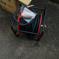 高圧洗浄機　ドラム式ホース新品の画像
