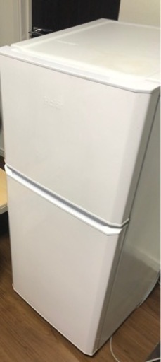 2ドア冷蔵庫　121L 1人暮らしサイズ　白