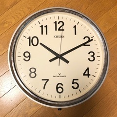 アンティーク　学校掛け時計　難あり