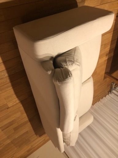 無印良品の３人掛けソファ