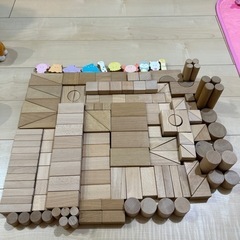 大量の　つみき　セット