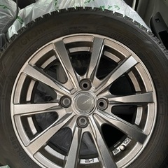 値下げ！更新！最後。美品！ホイル付き 165 65R 4本スタッドレス