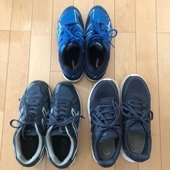 シューズ3足セット　24.5cm 1足＋25cm2足