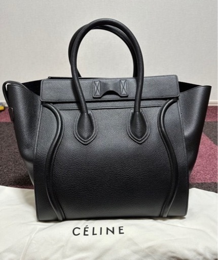 CELINE セリーヌ ラゲージミニ 黒 ハンドバッグ トートバッグ