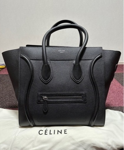 CELINE セリーヌ ラゲージミニ 黒 ハンドバッグ トートバッグ