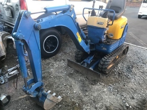 苫小牧発　現車確認時、更に値引き！ミニユンボ　機関良好　配送無料！