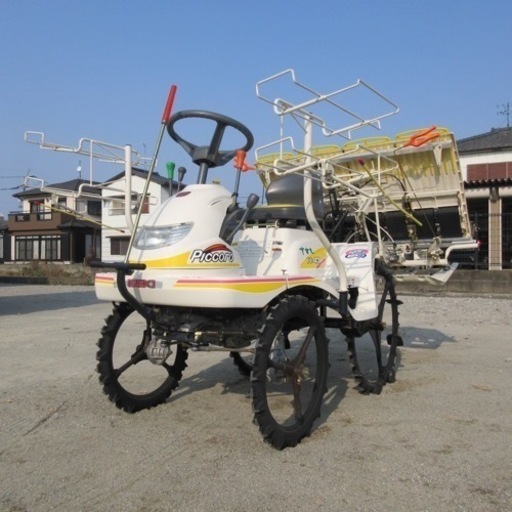 〈福岡発〉 イセキ 田植機 PP43 中古 4.3馬力 さなえ PP43-D 4条植え リコイル式 クランク式