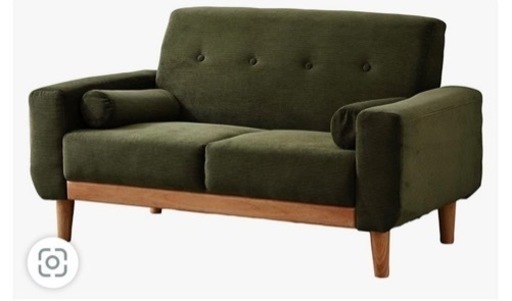 引取り先決定　2人掛け用ソファ　コーデュロイ