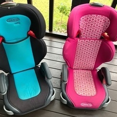ジュニアシート　Graco(グレコ) シートベルト固定  Junior Plus Colors 3歳頃からロングユース ブルーの画像