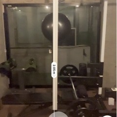 パワーラック&アイアンバーベルダンベル 80kgセットの画像