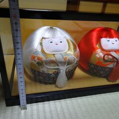 ひなだるま　連獅子のようなかわいい　ひな祭りの画像