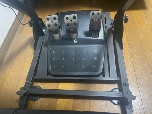 【セット】【美品】ゲームハンドル ➕シフター➕レーシングチェア椅子➕AP2スタンド➕ゲームハンドブレーキ