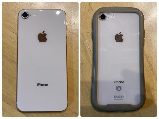 ① iphone8 64G ゴールド simフリー