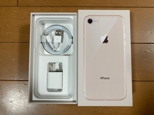 ① iphone8 64G ゴールド simフリー