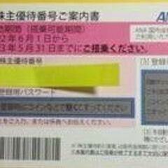 JAL株主優待券２枚