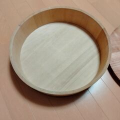 寿司おけ すし桶 寿司桶 寿し桶 すしおけ 飯切 飯切り飯きり 飯台 おしつ 内径（36cm）の画像