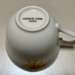 ジョルジュサンク（GEORGE CINＱ PARIS）カップ&ソーサーの画像