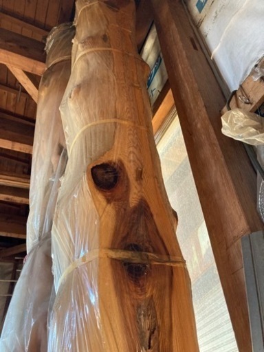 丸太　原木　長物　製材対応可　国産材2本