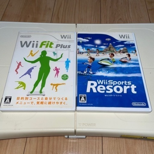 バランスWiiボード + Wii Fit Plus + WiiSports Resort